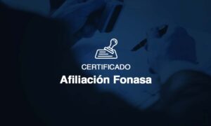Certificado de Afiliación a Fonasa