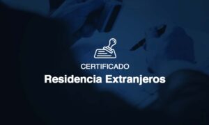 certificado de residencia para extranjeros
